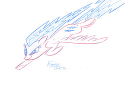 Size: 975x735 | Tagged: safe, artist:lauren faust, firefly, g1, g4, g1 to g4, generation leap