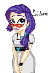 Size: 600x908 | Tagged: safe, artist:dabacillus, rarity, human, g4, glasses, humanized, solo