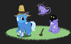 Size: 800x500 | Tagged: safe, artist:rainbowdash7777, trixie, g4, black mage, crossover, final fantasy, final fantasy ix, vivi ornitier