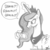 Size: 800x800 | Tagged: safe, artist:johnjoseco, princess luna, pony, gamer luna, g4, female, grayscale, monochrome, playstation portable, simple background, solo