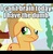 Size: 608x616 | Tagged: safe, edit, edited screencap, screencap, applejack, earth pony, pony, applebuck season, g4, season 1, caption, cropped, derp, female, floppy ears, i cannot brain today, image macro, meme, solo