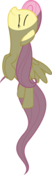 Size: 3000x10022 | Tagged: safe, artist:vladimirmacholzraum, fluttershy, pony, g4, hurricane fluttershy, female, simple background, solo, transparent background, vector
