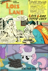 Size: 500x735 | Tagged: safe, edit, edited screencap, screencap, sweetie belle, g4, sisterhooves social, male, superman