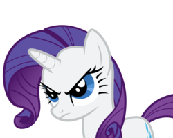 Size: 5000x4000 | Tagged: safe, artist:dharthez, rarity, pony, unicorn, g4, absurd resolution, angry, female, horn, mare, simple background, solo, transparent background