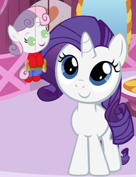 Size: 4000x5200 | Tagged: safe, artist:beavernator, rarity, sweetie belle, pony, g4, absurd resolution, baby, baby belle, baby pony, costume, crossover, female, filly, filly rarity, foal, male, spider-man, younger