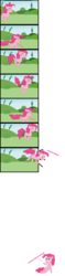 Size: 2346x10000 | Tagged: safe, artist:gecko-7, pinkie pie, earth pony, pony, g4, breaking the fourth wall, comic, female, fourth wall, solo