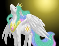 Size: 620x486 | Tagged: safe, artist:tharesan, princess celestia, alicorn, pony, g4, female, solo