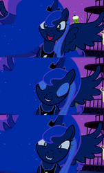 Size: 854x1413 | Tagged: safe, edit, edited screencap, screencap, princess luna, alicorn, pony, g4, luna eclipsed, my little pony: friendship is magic, season 2, huzzah, nightmare night, spread wings, wings