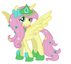 Size: 900x807 | Tagged: safe, artist:schnuffitrunks, fluttershy, alicorn, pony, g4, alicornified, female, fluttercorn, mare, race swap, simple background, solo, spread wings, transparent background, wings