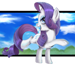 Size: 800x800 | Tagged: safe, artist:schnuffitrunks, rarity, pony, g4, female, solo