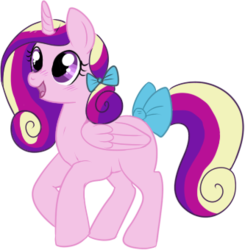 Size: 333x340 | Tagged: safe, artist:lulubell, princess cadance, pony, g4, cute, cutedance, female, filly, simple background, solo, transparent background