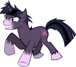 Size: 2753x2423 | Tagged: safe, artist:nicktoonhero, twilight sparkle, unicorn, were-pony, twilight unbound, g4, female, high res, horn, mare, simple background, transparent background, vector, werelight shine