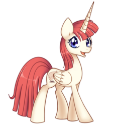 Size: 900x1000 | Tagged: safe, artist:solar-slash, oc, oc only, oc:fausticorn, pony, lauren faust, simple background, solo, transparent background