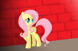 Size: 1579x1034 | Tagged: safe, artist:fuunsaik1, fluttershy, pony, g4, female, solo