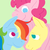 Size: 900x900 | Tagged: safe, artist:cartoonlion, fluttershy, pinkie pie, rainbow dash, g4