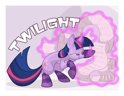 Size: 1280x989 | Tagged: safe, artist:secoh2000, twilight sparkle, pony, unicorn, g4, clothes, female, glowing horn, horn, list, magic, mare, smiling, smirk, socks, solo, striped socks, telekinesis, unicorn twilight