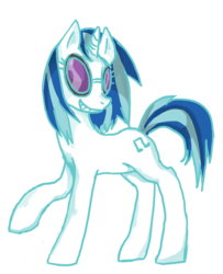 Size: 500x615 | Tagged: safe, artist:cheapcakes, dj pon-3, vinyl scratch, pony, g4, female, simple background, solo, transparent background