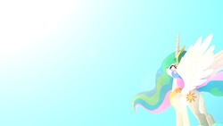 Size: 1920x1080 | Tagged: safe, artist:rawrnate, princess celestia, g4, 3d, wallpaper