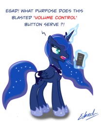 Size: 1280x1536 | Tagged: safe, artist:edvedd, princess luna, pony, g4, female, solo, traditional royal canterlot voice