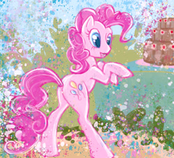 Size: 2569x2335 | Tagged: safe, artist:minttea-pony, pinkie pie, earth pony, pony, g4, female, solo