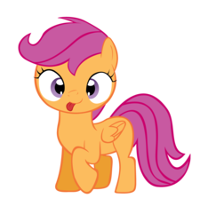 Size: 3000x3200 | Tagged: dead source, safe, artist:ritzin, scootaloo, pony, g4, female, high res, simple background, solo, transparent background, vector