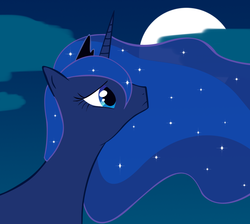 Size: 1000x895 | Tagged: dead source, safe, artist:ritzin, princess luna, pony, g4, female, solo