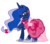 Size: 600x524 | Tagged: dead source, safe, artist:flausch-katzerl, princess luna, alicorn, pony, g4, clothes, dress, female, mare, pink, pinkluna, simple background, solo, transparent background