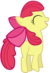 Size: 2500x3647 | Tagged: safe, artist:stabzor, apple bloom, g4, high res, simple background, transparent background, vector