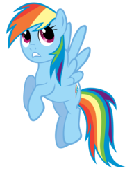 Size: 770x1000 | Tagged: safe, artist:stabzor, rainbow dash, pegasus, pony, bridle gossip, g4, simple background, solo, transparent background, vector