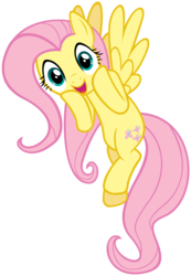 Size: 3301x4763 | Tagged: safe, artist:stabzor, fluttershy, g4, secret of my excess, simple background, transparent background, vector