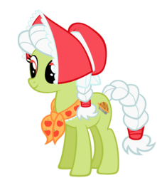 Size: 3500x3956 | Tagged: safe, artist:stabzor, granny smith, g4, high res, simple background, transparent background, vector, younger