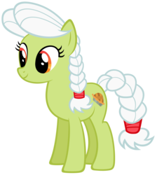Size: 3500x3898 | Tagged: safe, artist:stabzor, granny smith, g4, high res, simple background, transparent background, vector, younger