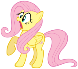 Size: 3500x3123 | Tagged: safe, artist:stabzor, fluttershy, pony, g4, the last roundup, female, high res, simple background, solo, transparent background, vector