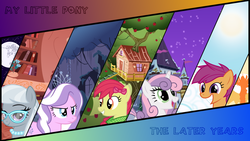 Size: 1920x1080 | Tagged: safe, artist:boneswolbach, artist:daringdashie, artist:dipi11, artist:emberfiremane, artist:greseres, artist:ivan2294, artist:kraysee, artist:qsteel, artist:tootootaloo, apple bloom, diamond tiara, scootaloo, silver spoon, sweetie belle, g4, older, older apple bloom, older diamond tiara, older scootaloo, older silver spoon, older sweetie belle, vector