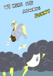 Size: 900x1289 | Tagged: dead source, safe, artist:koeks-bienchen, derpy hooves, pegasus, pony, g4, female, mare, solo