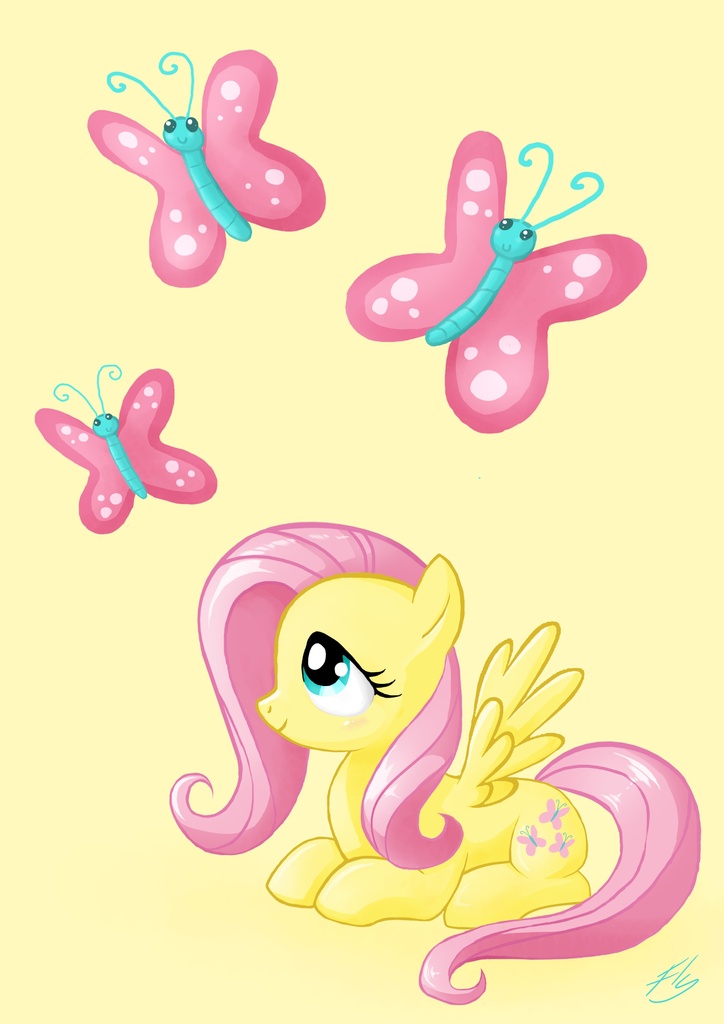 my little pony with butterfly cutie mark