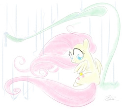 Size: 785x706 | Tagged: safe, artist:egophiliac, fluttershy, pony, g4, female, solo