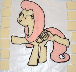 Size: 421x398 | Tagged: safe, artist:bawesome-bacon, fluttershy, g4, butter, edible, flutterbutter, literal buttershy