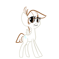 Size: 500x500 | Tagged: safe, artist:mt, featherweight, pegasus, pony, g4, featherlight, female, filly, foal, rule 63, sketch