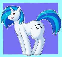 Size: 1280x1185 | Tagged: safe, artist:redintravenous, dj pon-3, vinyl scratch, pony, unicorn, g4, female, mare, solo