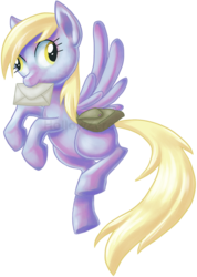 Size: 752x1055 | Tagged: safe, artist:hollowzero, derpy hooves, pegasus, pony, g4, female, mail, mare