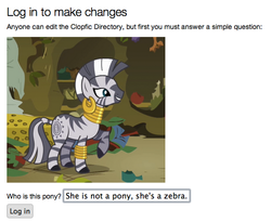 Size: 556x457 | Tagged: safe, zecora, zebra, g4, clopfic directory, meta