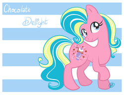 Size: 700x535 | Tagged: safe, artist:kennasaur, chocolate delight, g1, g4, g1 to g4, generation leap