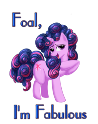 Size: 900x1140 | Tagged: safe, artist:jewelscore, twilight sparkle, pony, unicorn, friendship is magic, g4, fabulous, female, mare, messy mane, simple background, solo, transparent background, twilight poofle, unicorn twilight