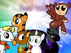 Size: 400x300 | Tagged: safe, curious george, frank welker, fred jones, garfield, megatron, ponified, scooby-doo!, transformers