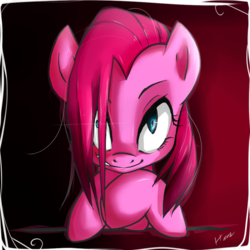 Size: 800x800 | Tagged: safe, artist:derpiihooves, pinkie pie, earth pony, pony, g4, female, pinkamena diane pie, solo