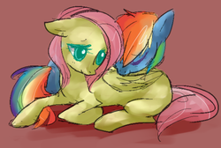 Size: 500x336 | Tagged: safe, artist:beato-riiche, fluttershy, rainbow dash, g4, female, lesbian, ship:flutterdash, shipping