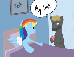 Size: 800x620 | Tagged: safe, artist:freckles, rainbow dash, g4, crossover, gregory house, house m.d., ponified