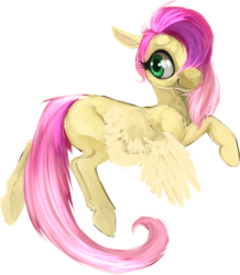 Size: 522x600 | Tagged: safe, artist:taokaka, fluttershy, pony, g4, female, solo