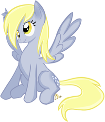 Size: 407x471 | Tagged: safe, artist:dismaltear, derpy hooves, pegasus, pony, g4, female, mare, solo